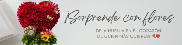 ¡Sorprende con flores